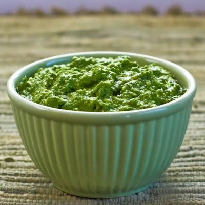 Basil Pesto with Lemon (and Ten Ideas for Using Basil Pesto) found on KalynsKitchen.com Basil Pesto with Lemon (and Ten Ideas for Using Basil Pesto) found on KalynsKitchen.com